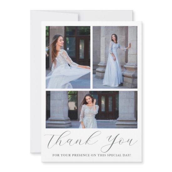 Three Photo Quinceanera Thank You Script