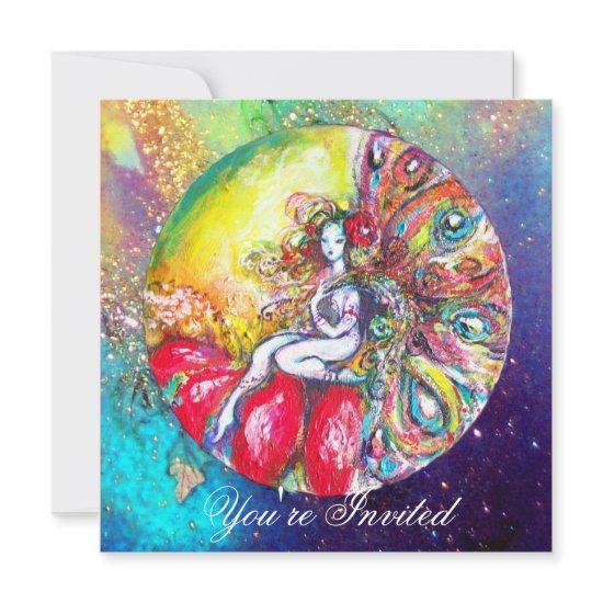 TITANIA ,pink yellow blue red sparkles