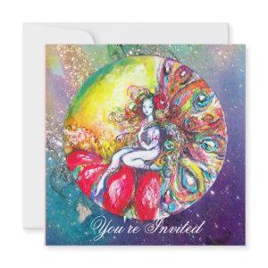 TITANIA ,pink yellow blue red sparkles