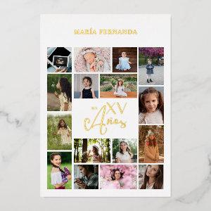 Trendy Collage 15 Años 16 Photos Spanish Time Line Foil