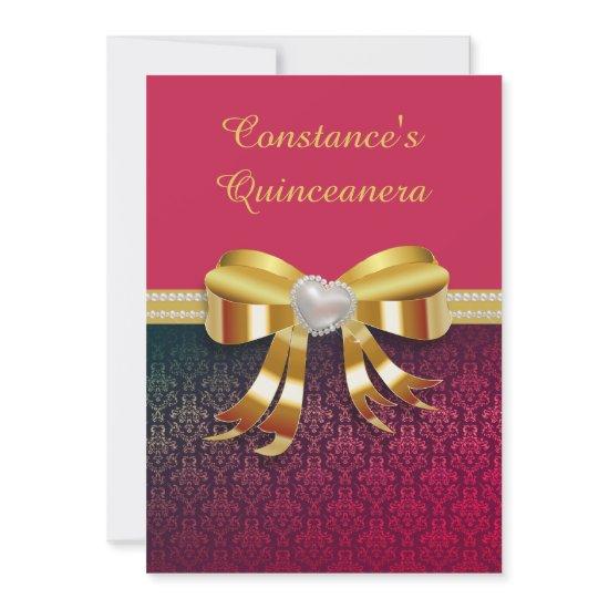 Trendy Colorful Pattern Quinceanera