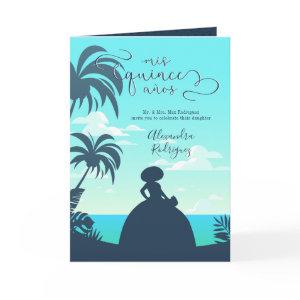 Tropical Silhouette Charro Quinceanera Photo