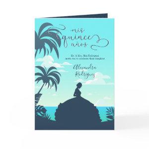 Tropical Silhouette Quinceanera