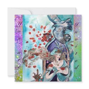 TURKISH FAIRY TALE ,bright red blue purple sparkle