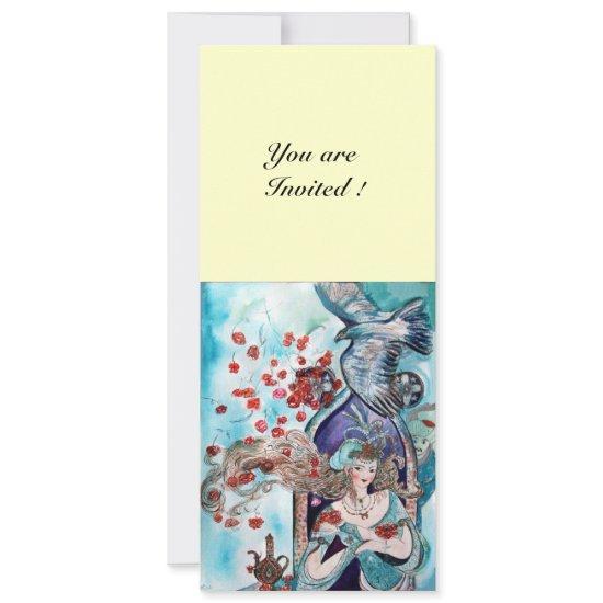 TURKISH FAIRY TALE ,bright red blue white cream