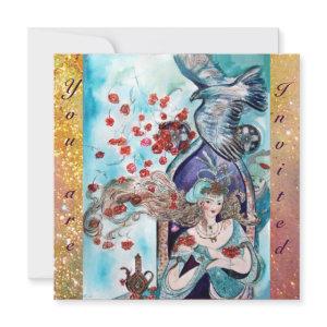 TURKISH FAIRY TALE ,bright red blue yellow sparkle