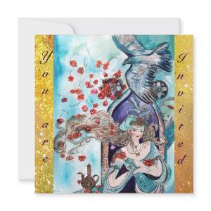 TURKISH FAIRY TALE ,bright red blue yellow sparkle