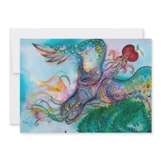 TURKISH FAIRY TALE / PHOENIX WITH APPLE ,gold Announcement