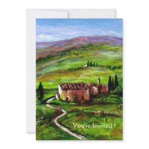 TUSCANY LANDSCAPE WITH GREEN HILLS