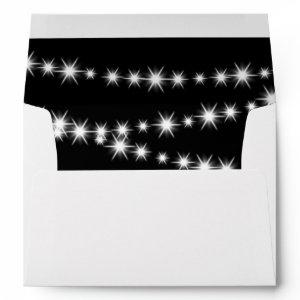 Twinkle Lights  Envelope (black)