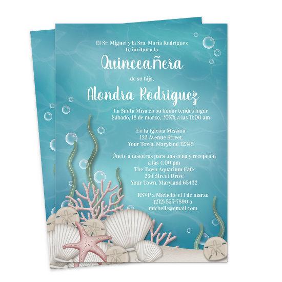 Under the Sea (Bajo el mar) Quinceañera