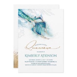 Under the Sea Gold Mermaid Tail Quinceanera