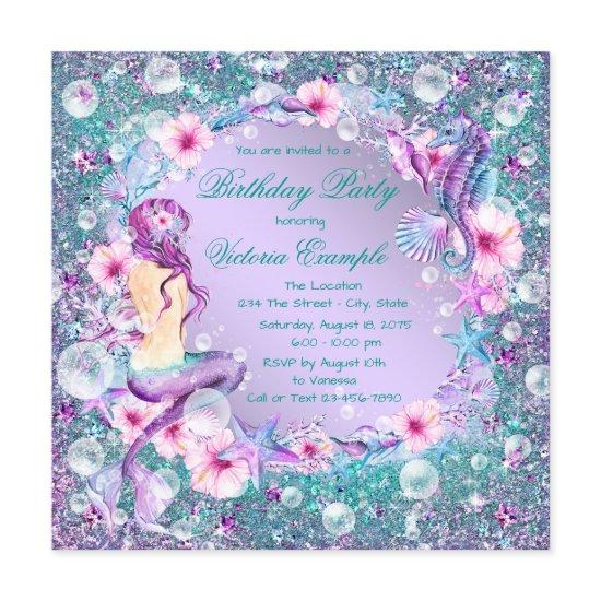 Under the Sea Mermaid Birthday Party