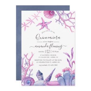 Under the Sea Quinceañera Announcement