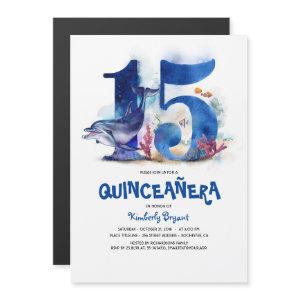 Under the Sea Unique Quinceanera 15th Birthday Magnetic