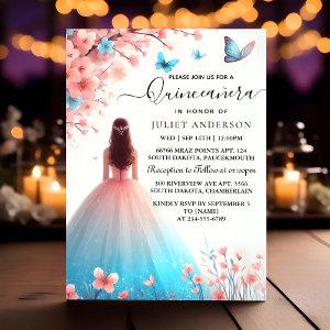 Us Wood Tree Pink Girly Cherry Blossom Quinceanera