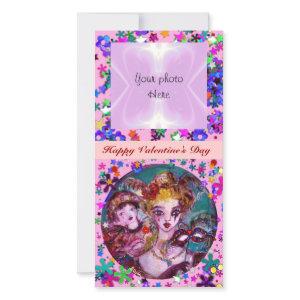 VALENTINE VENETIAN MASQUERADE MASKS HOLIDAY CARD
