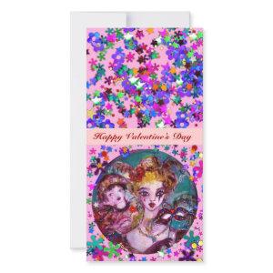 VALENTINE VENETIAN MASQUERADE MASKS HOLIDAY CARD