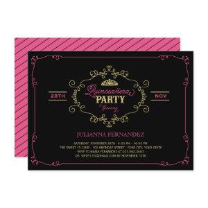 Vintage Chic Flourish Quinceanera Birthday Party