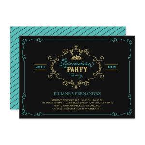 Vintage Chic Flourish Quinceanera Birthday Party
