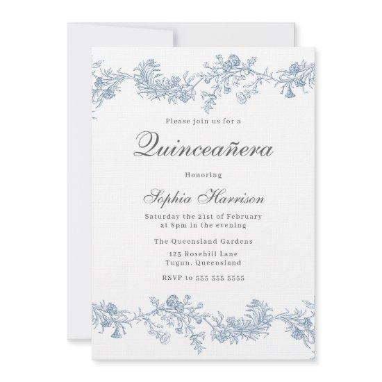 Vintage Elegant Classic Quinceanera