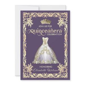 Vintage luxury sparkling dress tiara Quinceañera