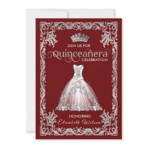 Vintage luxury sparkling dress tiara Quinceañera