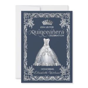 Vintage luxury sparkling dress tiara Quinceañera
