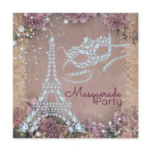 Vintage Paris Masquerade Party