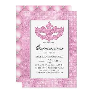 Vintage Pink Masquerade Quinceañera