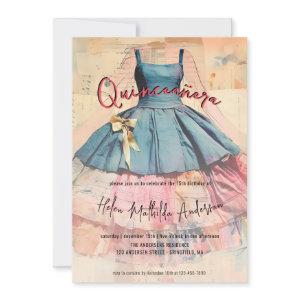 Vintage Rose Gold Princess Dress Photo Quinceanera