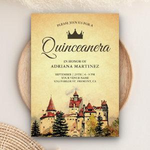 Vintage Royal Fairytale Castle Quinceanera