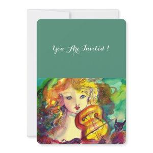 VIOLINIST GIRL ,VIOLIN  AND CAT Sweet 16 Birthday