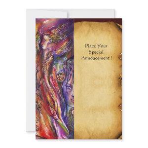 VIVIEN AND MERLIN Fantasy Parchment