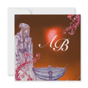 VIVIEN MONOGRAM orange  topaz gold
