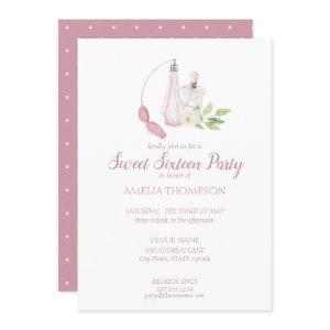 Watercolor Perfume Bottle Sweet Sixteen Birthday