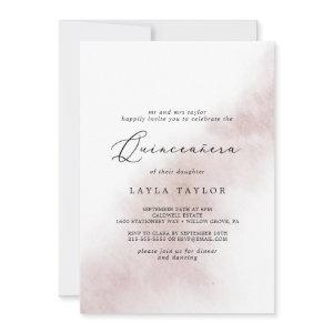 Watercolor Wash | Blush Quinceañera