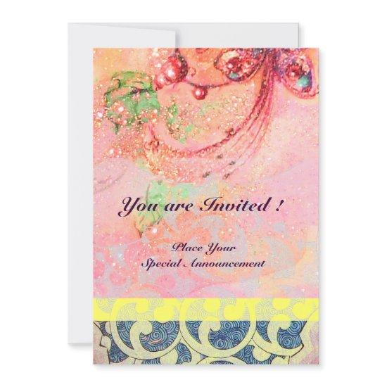 WAVES , bright red green yellow blue pink sparkles