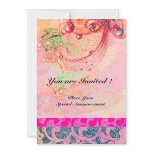 WAVES , bright red green yellow blue pink sparkles