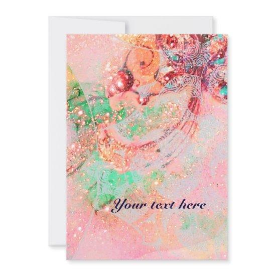 WAVES RUBY, bright red  blue pink gold sparkles