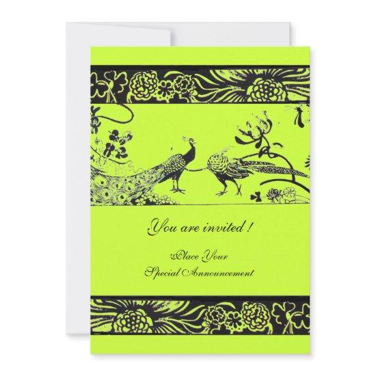 WEDDING LOVE BIRDS ,black and white green
