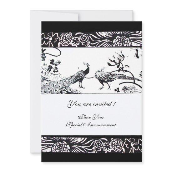 WEDDING LOVE BIRDS ,black and white