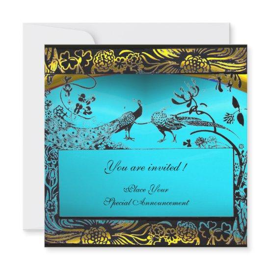 WEDDING LOVE BIRDS ,black and white ,yellow blue