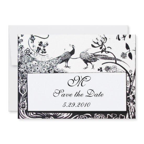 WEDDING LOVE BIRDS MONOGRAM,black and white