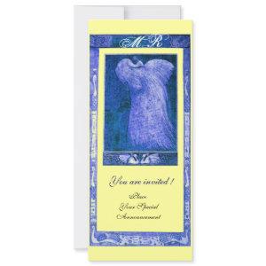 WEDDING LOVE PEACOCK MONOGRAM ,blue yellow