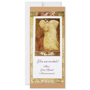WEDDING LOVE PEACOCK MONOGRAM ,brown white