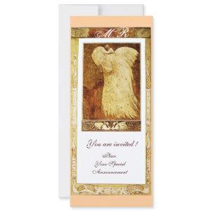 WEDDING LOVE PEACOCK MONOGRAM ,brown white pink