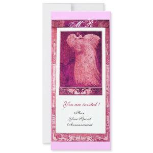 WEDDING LOVE PEACOCK MONOGRAM ,pink red white