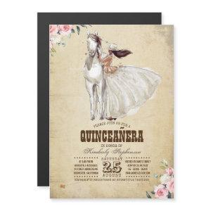Western Country 15th Birthday Quinceañera Magnetic