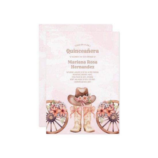 Western Cowgirl Quinceanera Birthday Party